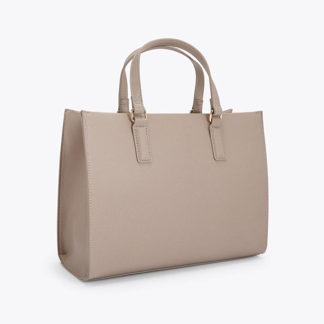 Carvela By Kurt Geiger FRAME MIDI TOTE Taupe Tote Bag By CARVELA