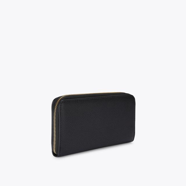 Carvela By Kurt Geiger FRAME PURSE Black Zip Around Wallet By CARVELA