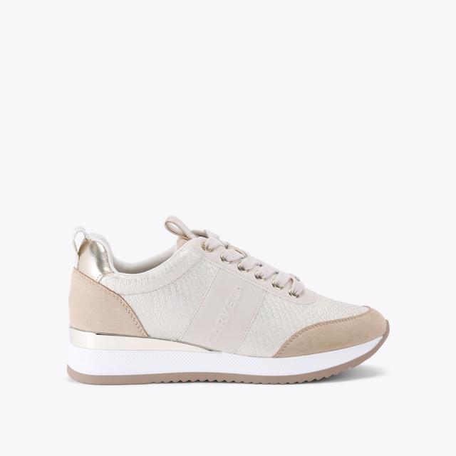 carvela by kurt geiger FRAME RUNNER Bone Snake Print Trainer by CARVELA