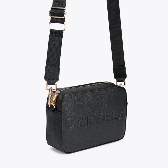 Carvela By Kurt Geiger FRAME X BODY Black Structured Cross Body Bag By CARVELA