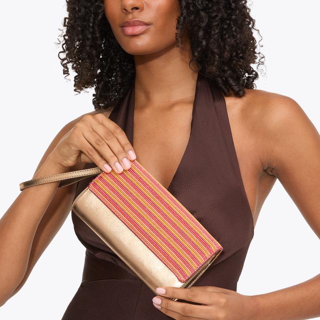 Carvela By Kurt Geiger GALA CLUTCH 2 Raffia Woven Clutch Bag By CARVELA