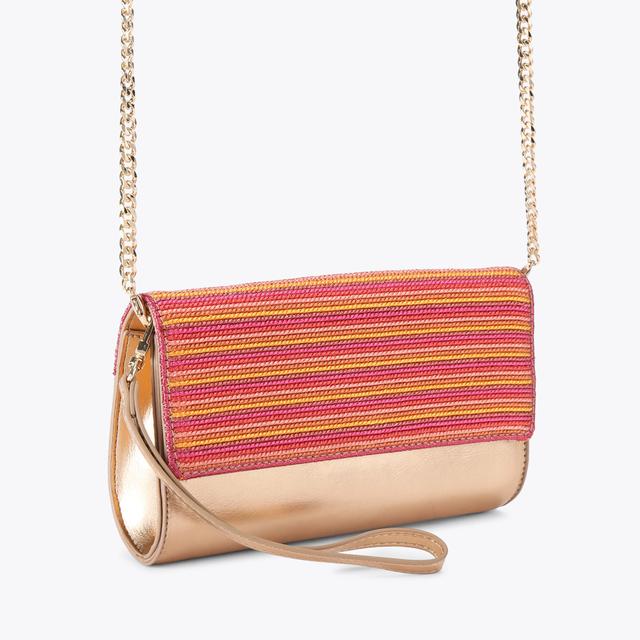 Carvela By Kurt Geiger GALA CLUTCH 2 Raffia Woven Clutch Bag By CARVELA