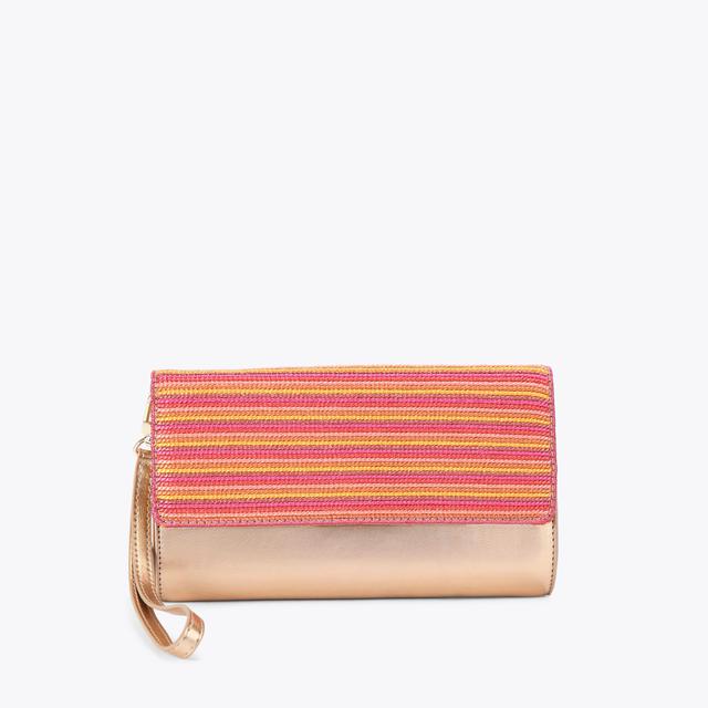 Carvela By Kurt Geiger GALA CLUTCH 2 Raffia Woven Clutch Bag By CARVELA
