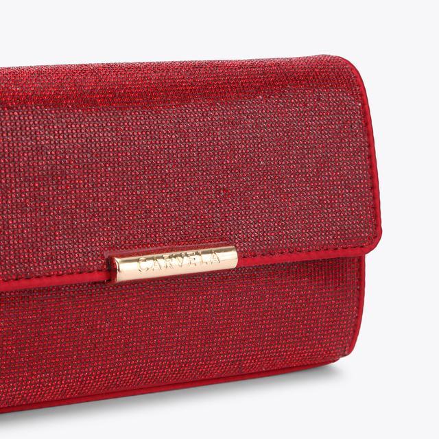 Carvela By Kurt Geiger GALA CLUTCH 2 Red Crystal Clutch Bag By CARVELA