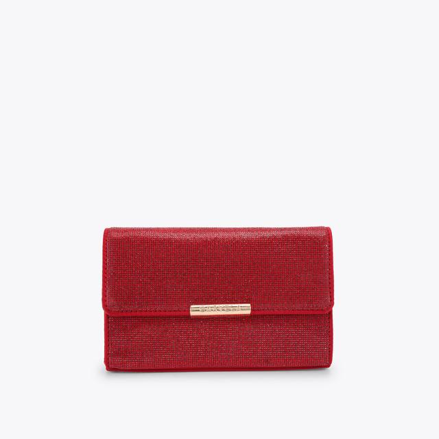 carvela by kurt geiger GALA CLUTCH 2 Red Crystal Clutch Bag by CARVELA