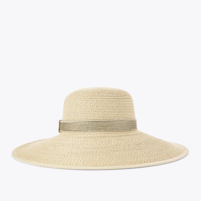 carvela by kurt geiger GALA RAFFIA HAT Woven Raffia Wide Brim Hat by CARVELA