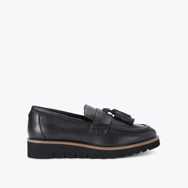 carvela by kurt geiger GRANGE Black Leather Slip On Shoes by CARVELA