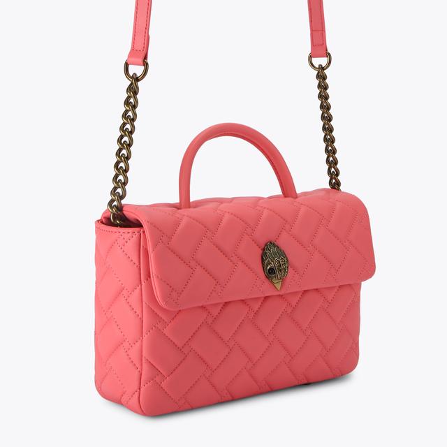 Carvela By Kurt Geiger HANDLE KENSINGTON BAG Bright Pink Handle Bag By KURT GEIGER LONDON