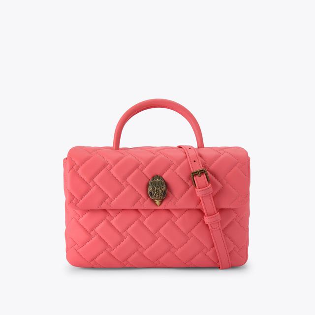 Carvela By Kurt Geiger HANDLE KENSINGTON BAG Bright Pink Handle Bag By KURT GEIGER LONDON