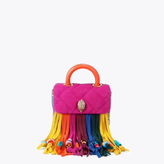 carvela by kurt geiger HANDLE MICRO KENSINGTON F Suede Tassel Micro Bag by KURT GEIGER LONDON