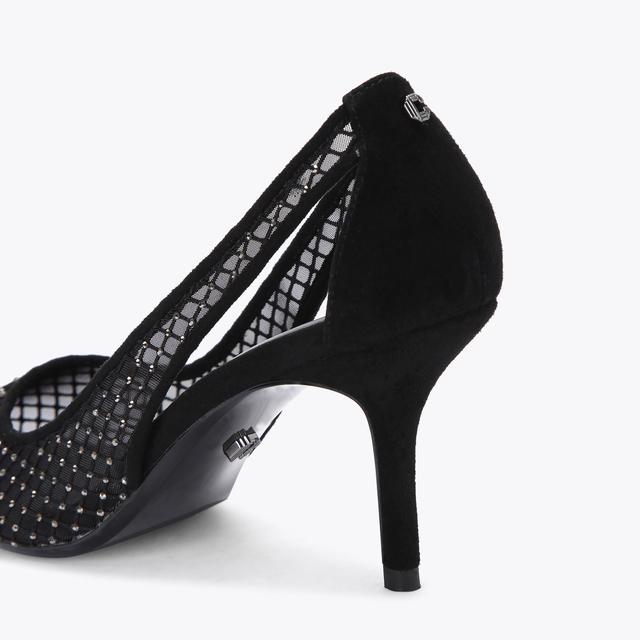 Carvela By Kurt Geiger HOTSOX COURT Black Crystal Court Heels By CARVELA