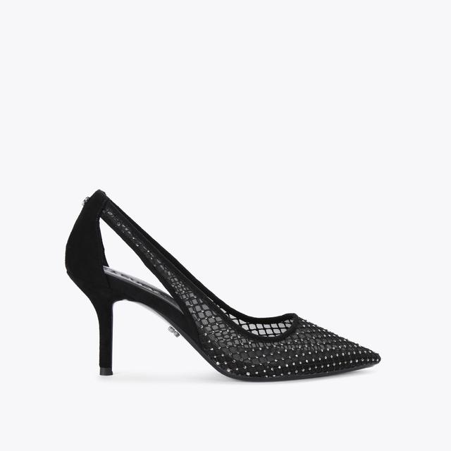 carvela by kurt geiger HOTSOX COURT Black Crystal Court Heels by CARVELA
