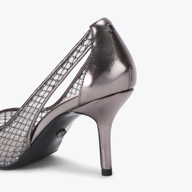 Carvela By Kurt Geiger HOTSOX COURT Gunmetal Crystal Court Heel By CARVELA