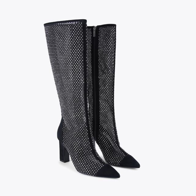 Carvela By Kurt Geiger HOTSOX KNEE POINT Crystal Knee High Boot By CARVELA