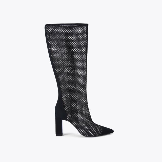 carvela by kurt geiger HOTSOX KNEE POINT Crystal Knee High Boot by CARVELA