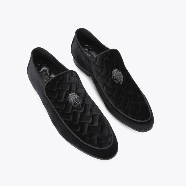 Carvela By Kurt Geiger HUGH EAGLE HEAD Black Slip On Shoe By KURT GEIGER LONDON