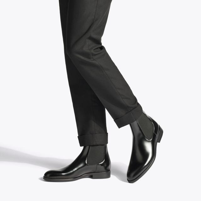 Carvela By Kurt Geiger HUNTER CHELSEA Black Patent Chelsea Boot By KURT GEIGER LONDON