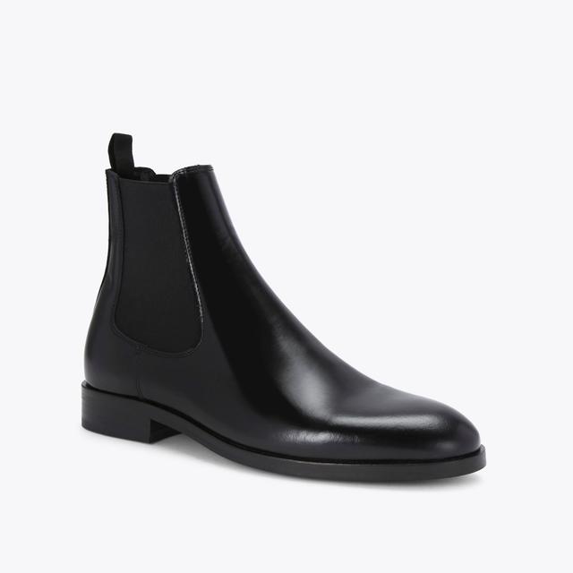 Carvela By Kurt Geiger HUNTER CHELSEA Black Patent Chelsea Boot By KURT GEIGER LONDON