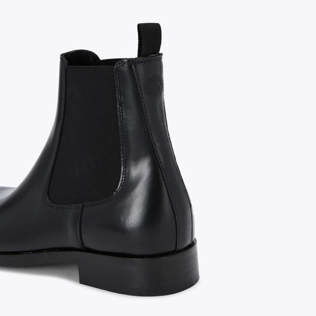 Carvela By Kurt Geiger HUNTER CHELSEA Black Patent Chelsea Boot By KURT GEIGER LONDON