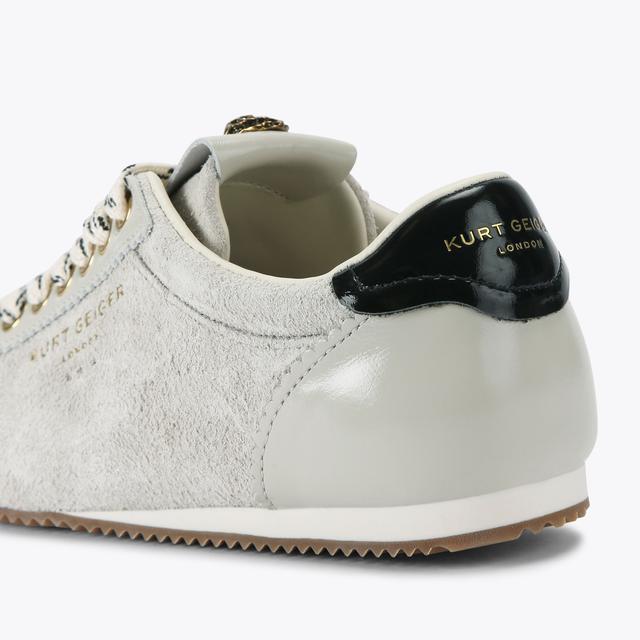 Carvela By Kurt Geiger ISLINGTON SNEAKER Beige Suede Lace Up Sneaker By KURT GEIGER LONDON
