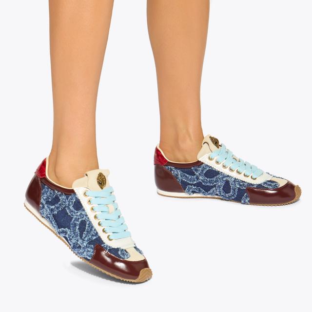Carvela By Kurt Geiger ISLINGTON SNEAKER Blue Denim Sneaker By KURT GEIGER LONDON