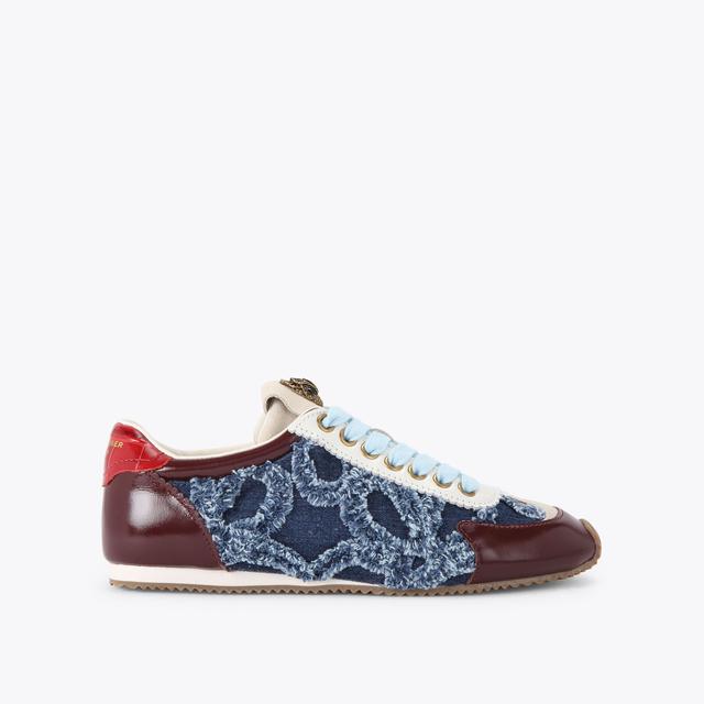 carvela by kurt geiger ISLINGTON SNEAKER Blue Denim Sneaker by KURT GEIGER LONDON