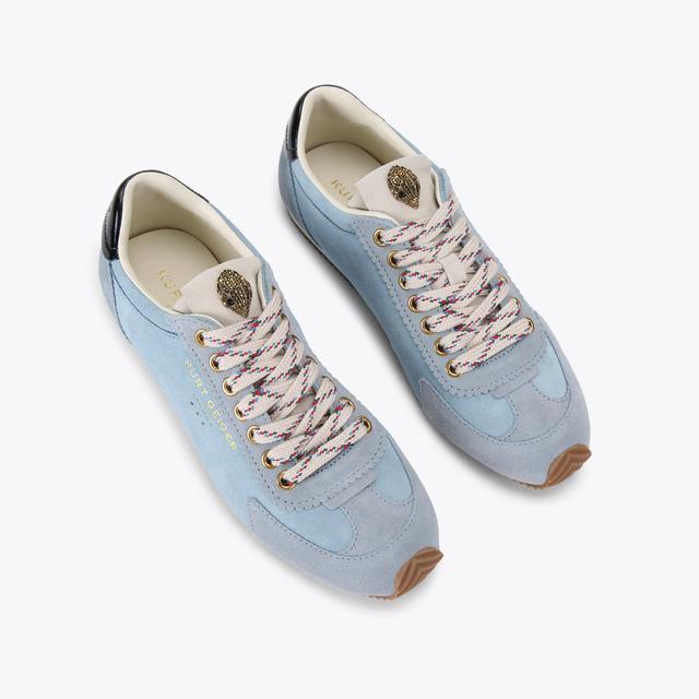 Carvela By Kurt Geiger ISLINGTON SNEAKER Blue Suede Trainers By KURT GEIGER LONDON