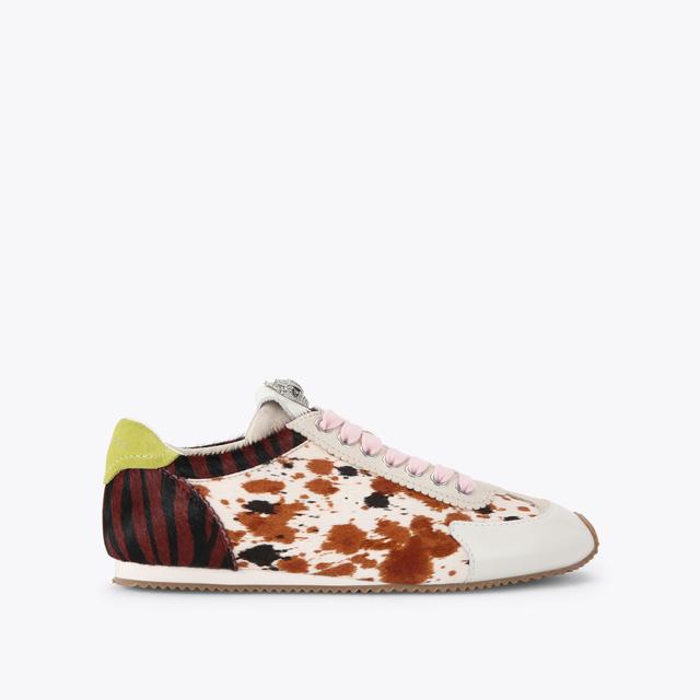 carvela by kurt geiger ISLINGTON SNEAKER Cow Print Calfhair Sneaker by KURT GEIGER LONDON