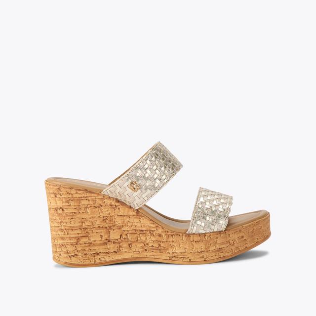 carvela by kurt geiger IVY WEDGE Gold Wedge Heel by CARVELA COMFORT