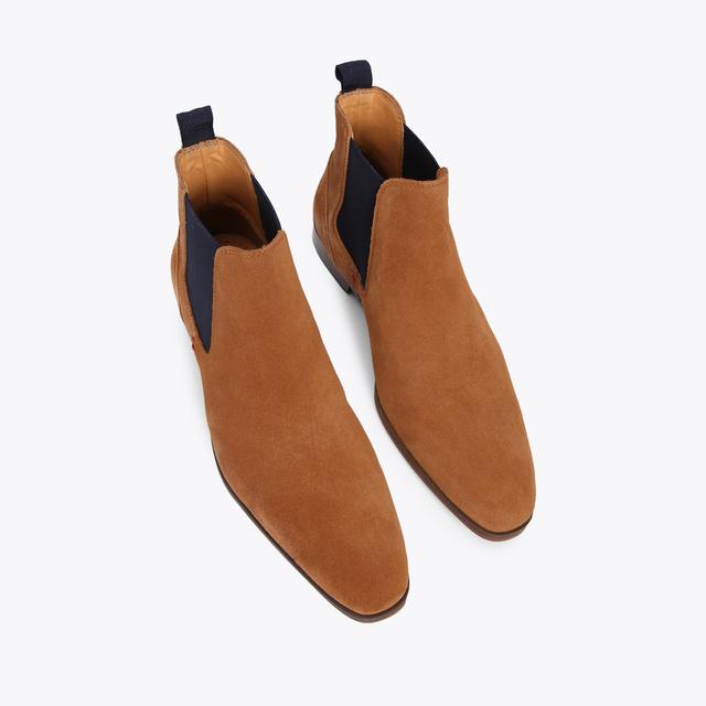 Carvela By Kurt Geiger JADON Tan Chelsea Boots By KG KURT GEIGER