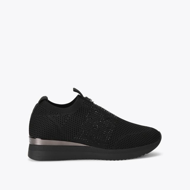 Carvela By Kurt Geiger JANEIRO 2 Black Slip On Trainers By CARVELA