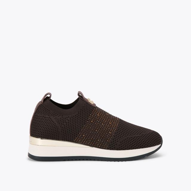 carvela by kurt geiger JANEIRO 2 Brown Crystal Sneaker by CARVELA