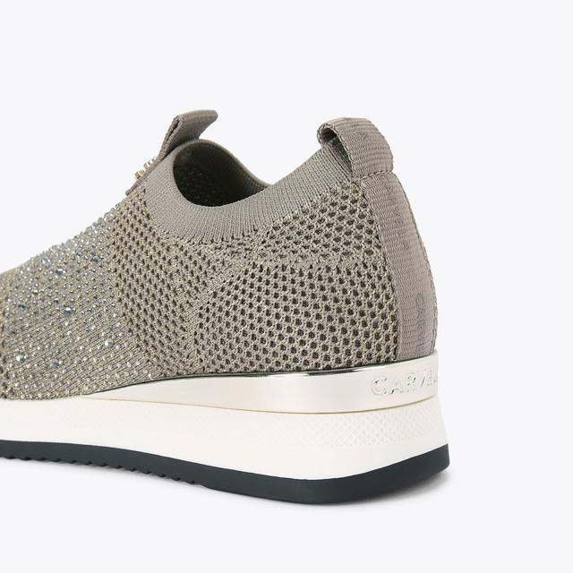 Carvela By Kurt Geiger JANEIRO 2 Grey Slip On Trainers By CARVELA