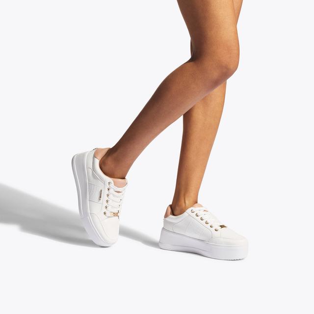 Carvela By Kurt Geiger JIVE LACE UP White Trainers By CARVELA