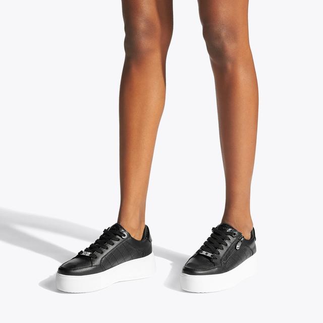 Carvela By Kurt Geiger JIVE ZIP Black Trainer By CARVELA