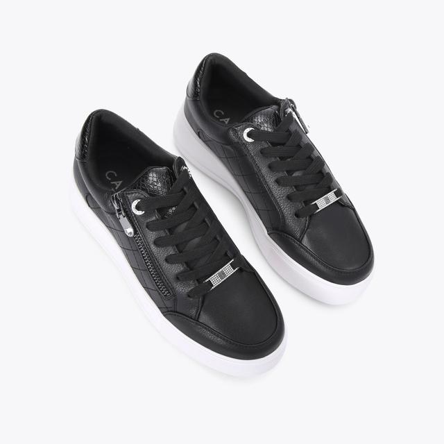 Carvela By Kurt Geiger JIVE ZIP Black Trainer By CARVELA
