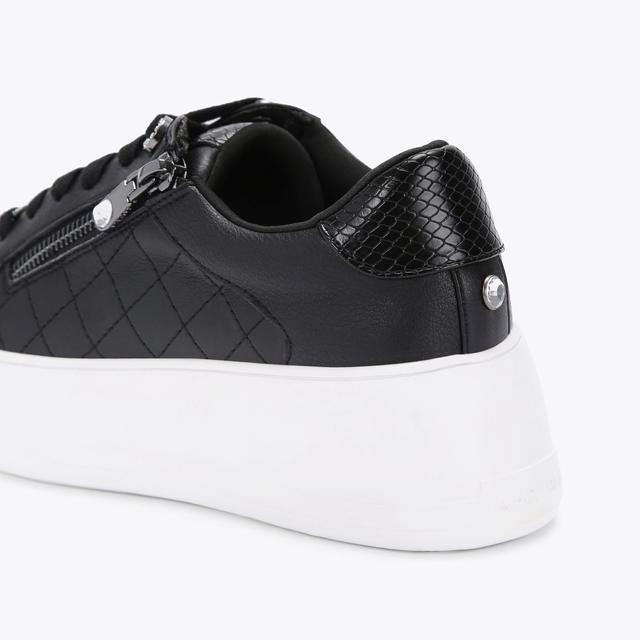 Carvela By Kurt Geiger JIVE ZIP Black Trainer By CARVELA