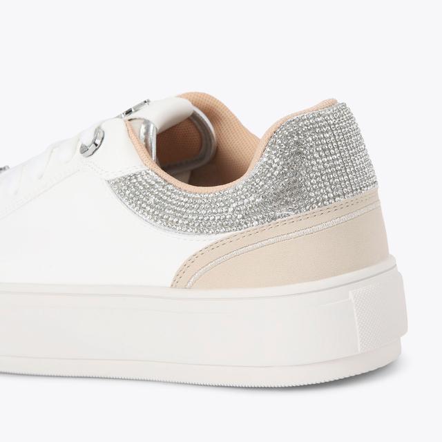 Carvela By Kurt Geiger KALI GEM Crystal Lace Up Sneaker By KG KURT GEIGER