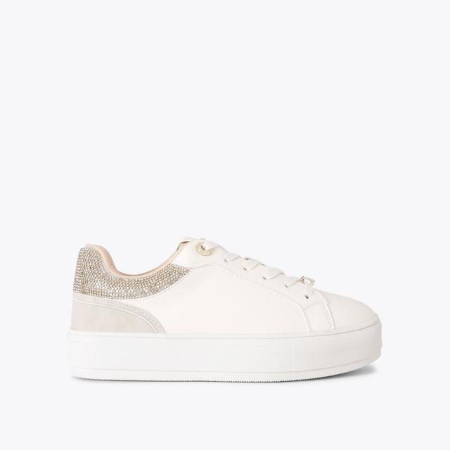carvela by kurt geiger KALI GEM Gold Crystal Sneaker by KG KURT GEIGER