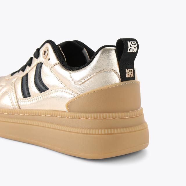 Carvela By Kurt Geiger KEEN Gold Sneaker By KG KURT GEIGER