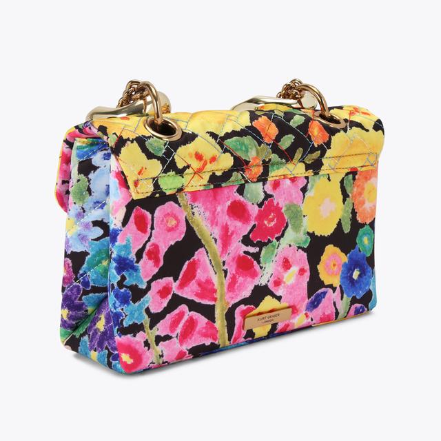 Carvela By Kurt Geiger KENSINGTON BAG Floral Chain Strap Shoulder Bag By KURT GEIGER LONDON