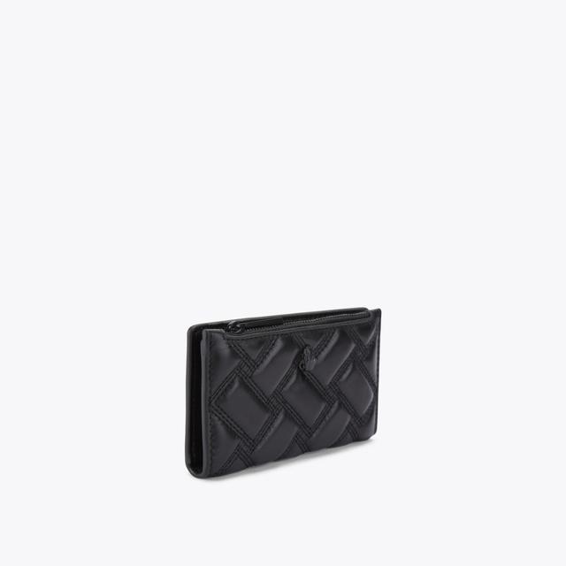 Carvela By Kurt Geiger KENSINGTON BIFOLD W DR Black Quilted Wallet By KURT GEIGER LONDON
