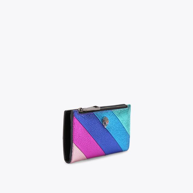 Carvela By Kurt Geiger KENSINGTON BIFOLD WLT L Rainbow Stripe Leather Wallet By KURT GEIGER LONDON