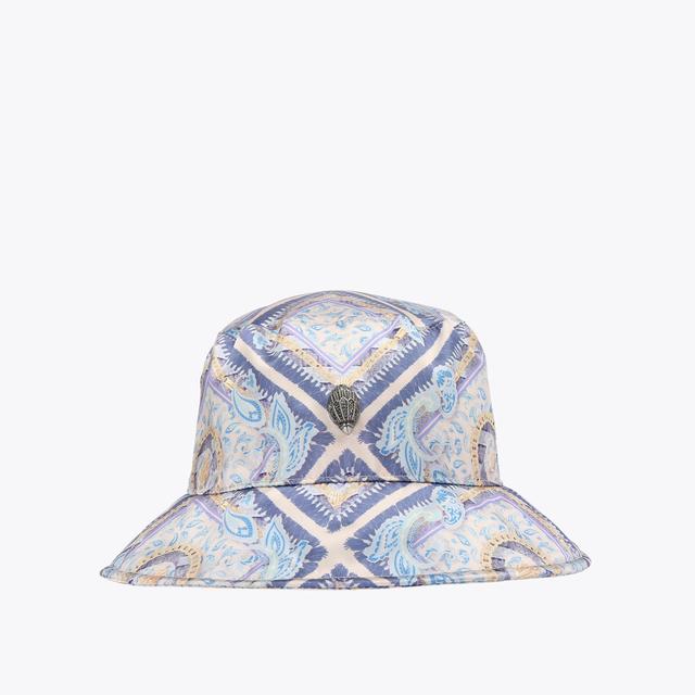 carvela by kurt geiger KENSINGTON BUCKET HAT Blue Paisley Nylon Bucket Hat by KURT GEIGER LONDON carvela by kurt geiger KENSINGTON BUCKET HAT Blue Paisley Nylon Bucket Hat by KURT GEIGER LONDON