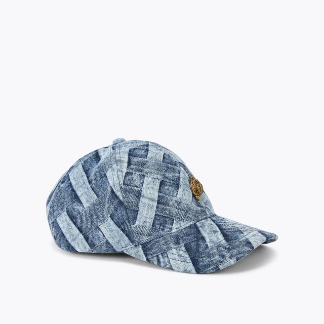 Carvela By Kurt Geiger KENSINGTON CAP Denim Weave Cap By KURT GEIGER LONDON