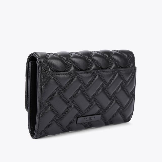 Carvela By Kurt Geiger KENSINGTON CHAIN WALLET D Black Wallet On Chain By KURT GEIGER LONDON