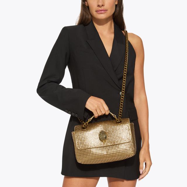 Carvela By Kurt Geiger KENSINGTON CHAINMAIL Bronze Chainmail Shoulder Bag By KURT GEIGER LONDON