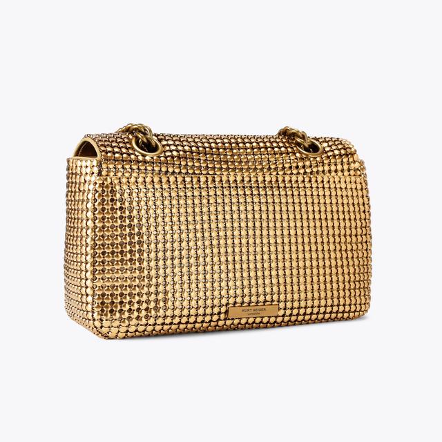 Carvela By Kurt Geiger KENSINGTON CHAINMAIL Bronze Chainmail Shoulder Bag By KURT GEIGER LONDON