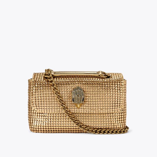 carvela by kurt geiger KENSINGTON CHAINMAIL Bronze Chainmail Shoulder Bag by KURT GEIGER LONDON