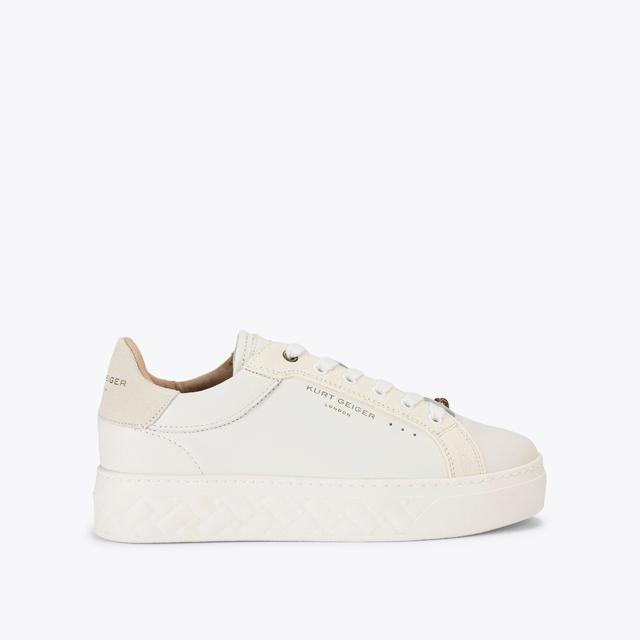 carvela by kurt geiger KENSINGTON CUPSOLE White Leather Sneaker by KURT GEIGER LONDON